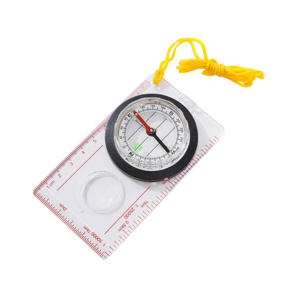 Bússola NTK Mapa com Cordão | Precisão e Orientação para Trilhas